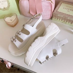 Platform Sandals Women’s White Koi Footwear